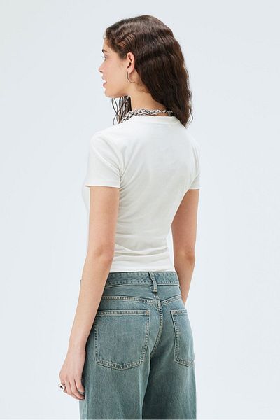 IAMNOTBASIC Sonya White t Shirt