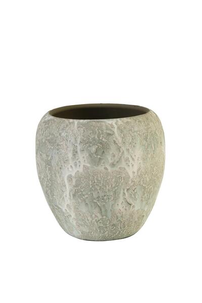 Vitale Cosmic Seramik Vazo Mint 20x18 cm AK.JH0004