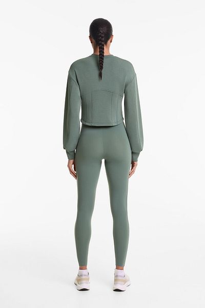 Oysho Crop sweatshirt with soft-touch modal