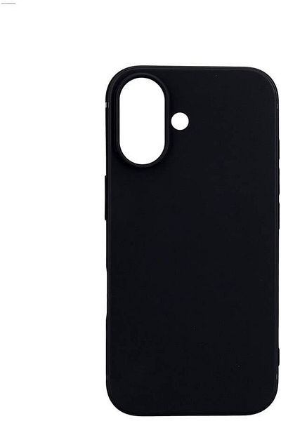 STOREMAX حافظة MenaShop متوافقة مع هاتف iPhone 16 Plus ZORE İmax سيليكون أسود Rise 999662