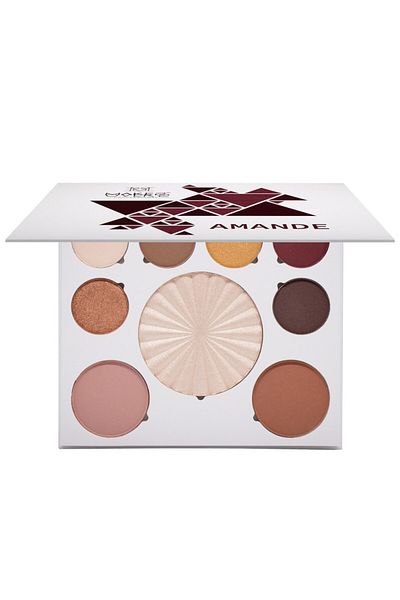 Makeover22 Face Contour Kit & Highlighter AMANDE Palette M3602