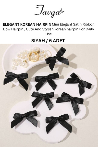 6 Pieces Korean Ribbon Buckle Set