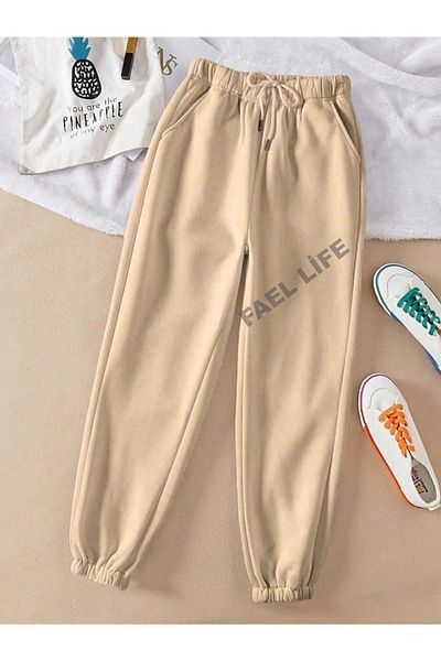 FAEL LİFE UNISEX TRACK PANTS - Jogger PC, ελαστικό βασικό γυναικείο/ανδρικό μοντέλο