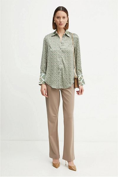 Guess Ls Alexandra Shirt Women's Multicolor Shirt W4Yh47Wf1T2-P8Fs