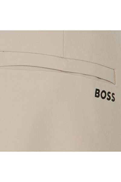 BOSS Erkek Normal bel Boru Paça Günlük Kullanım Bej Pantolon 50534305-269