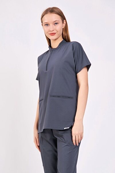 Owlet Medikal Lycra Smoked Zipper Detailed Uniform