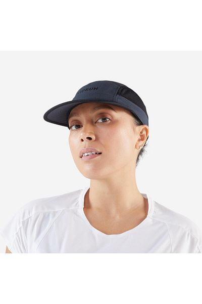 Decathlon Kiprun Adult 5 Panel Hat - Running - Carbon Gray - Kiprun
