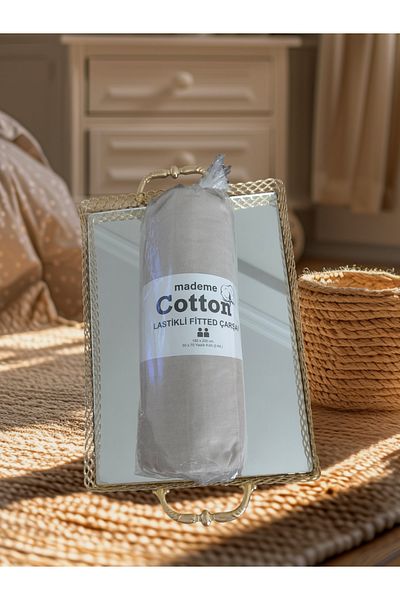 Cotton Mademe Cotton Fitted Sheet Soft Double Fitted Sheet Set