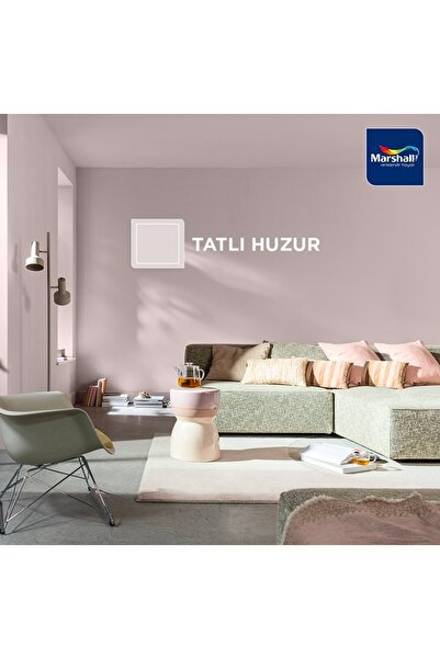 Marshall Silikonlu Özel Mat Iç Cephe Boyası 2.5 Lt (RENK KODU: TATLI HUZUR)