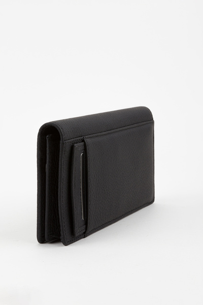 Fossil Kutulu Hakiki Deri Ekstra Kartlıklı Siyah Unisex El Portföyü Kartlık Cüzdan