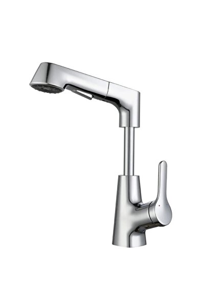 BDL ARMATÜR MODERN METALİK PİSTONLU MUTFAK BATARYASI