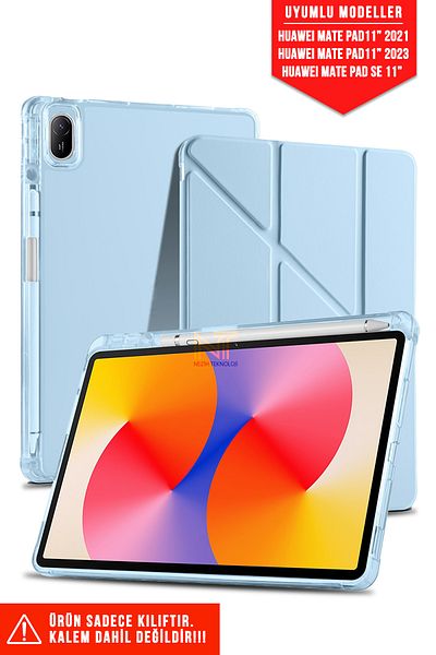 Nezih Case حافظة ذكية لهاتف Huawei Mate Pad 11 2021 / 11 2023 / Mate Pad SE مقاس 11 بوصة مع مقصورة قلم متوافقة مع وضع السكون