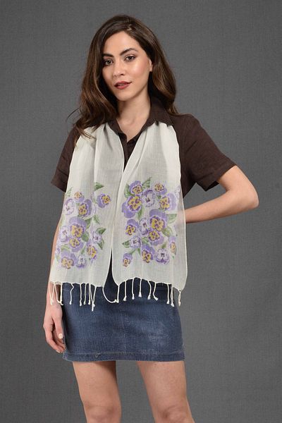 Dosimira Violet Scarf