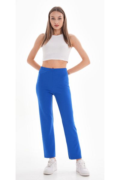 DEVRİMAY TEKSTİL Pantaloni de damă Saks Crepe Stretchy Full Lycra care arată slabi