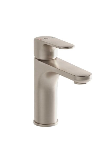 VitrA Root Round Lavabo Bataryası Yüksek Fırçalı Nikel A4270634