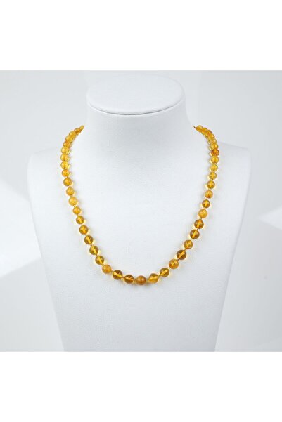 LapisDo Natural Drop Amber 50cm Necklace