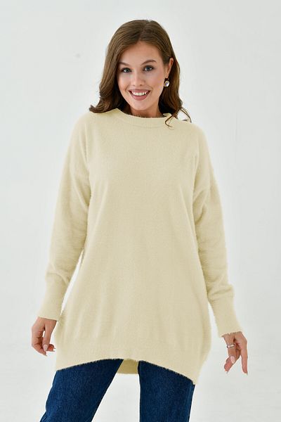 NİSUM MODA Nisum Beard Rope Oval Cut Tunic