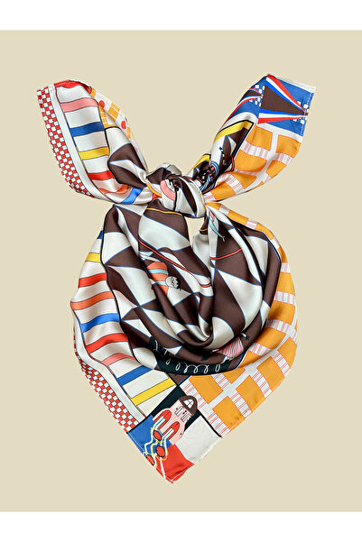 Bolder Scarf Brown City Scarf 45*100 cm