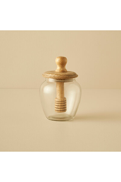 Bella Maison Eden Mango Honey Jar with Lid Natural (600 ml)