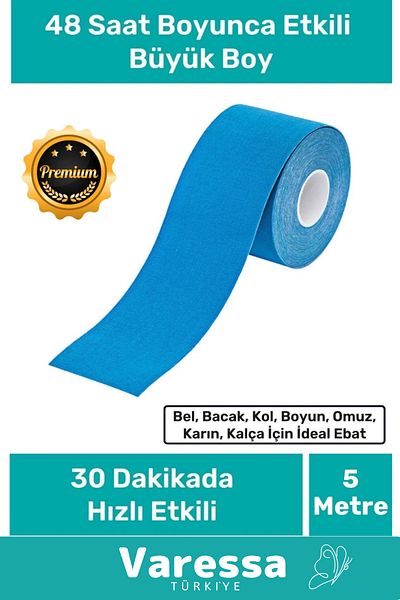 VARESSA Large Size Custom Fast Muscle Joint - Waist, Back and Shoulder Support, 5cm X 5m Heat Tape
