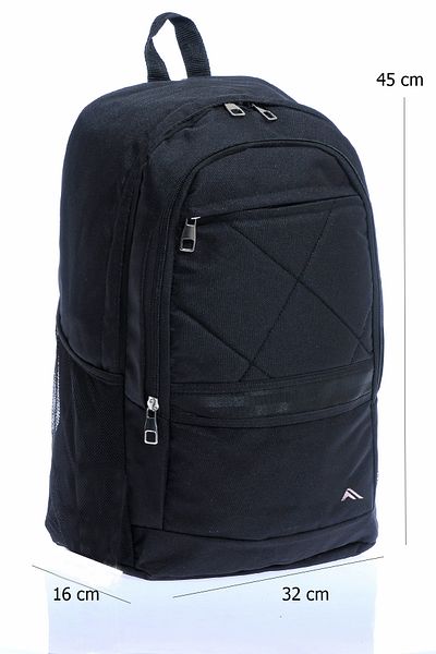 By Hakan Byhakan Pl-0303 Unisex Black School and Travel Bag