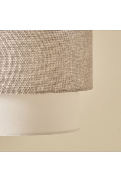 Bella Maison نجفة باستيل رمادي - أبيض (30x21x70 سم)
