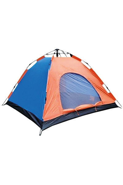 Onetick 4 Kişilik Otomatik Çadır Kamp Yatak Yastık Şişirme Pompa Seti