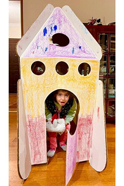 tuttiwo Karton Boyama Oyun Evi