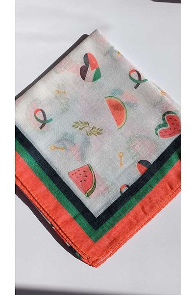 EMKSHOP Eșarfă pentru cap pentru copii, realizată din bumbac 100%, anti-transpirație (80 * 80 cm)