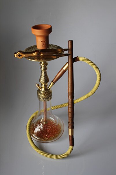 nargilestore Ay Yıldız Pirinç Kahveci Nargile Takımı - Lüle Şişe Ser Tepsi Köz Maşası Naimi Marpuç