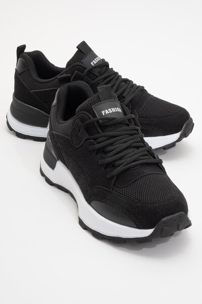 CCWAY AYAKKABI Pantofi sport de damă alb-negru