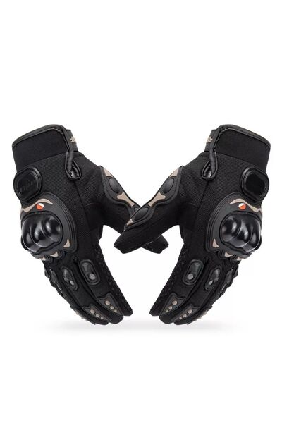 Moonrider Motosiklet Eldiveni Kemik Korumalı Unisex Motorsiklet Bisiklet Eldiveni Dokunmatik EN-13594 Nx.1