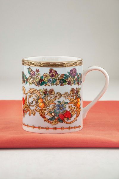 Bursa Porselen Dekor Le Jardin Gold Gilded Porcelain Mug