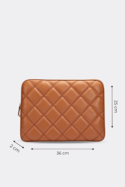 MORCA حقيبة كمبيوتر محمول ماك بوك إير برو مقاس 13 و14 بوصة باللون البني