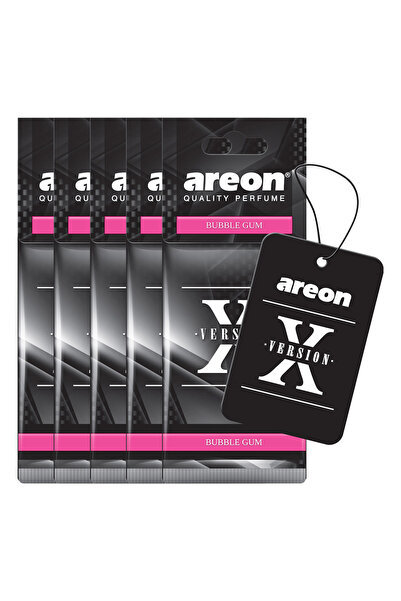 Areon عبوة من 5 معطرات جو أريون برائحة العلكة X