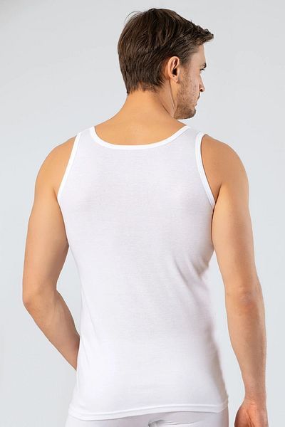 Cacharel 3 Pieces 50% Modal 50% Cotton Rib Men's Undershirt