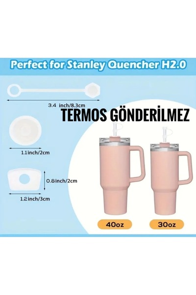 Chenxi Stanley Quencher 2.0 pipetli termos uyumlu 3 parça sızdırmaz set