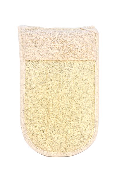 Kifi Natural Pumpkin Towel Gloves - Double Sided Kf9020