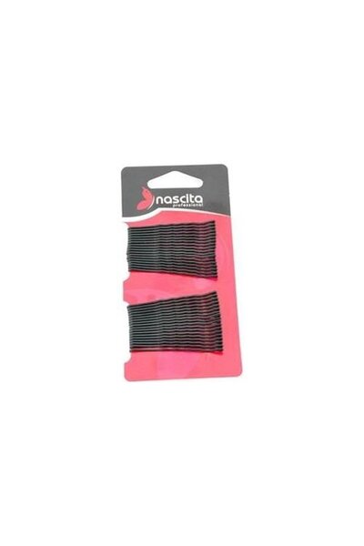 nascita 36 τεμάχια Μαύρες αγκράφες από σύρμα -01