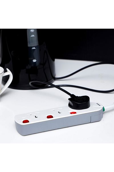 Olsenmark 3-Way Extension Socket 13A - Extension Lead Strip