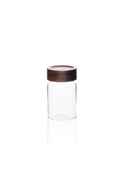 The Mia Acacia Round Glass Jar 250 ml