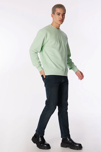 Levi's Levis Crew Neck Green Men's Sweatshirt A2826-0017_Relaxd Graphic Crew Bw C