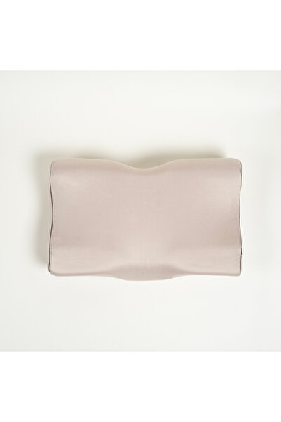 Zsa Zsa Zsu Lefke Boyun Destekleyici Viskon Visko Yastık 60x38x10/9 Cm Bej