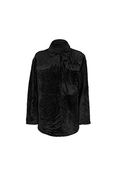 Desa Chayan Siyah Kadın Çift Taraflı Gömlek