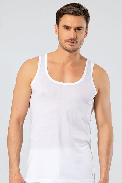 Cacharel 2 Men's 50% Modal 50% Cotton Undershirt