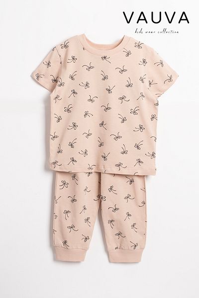 Vauva Patterned Pajamas Set Girls Boys Pajamas Set