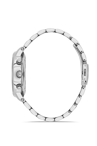 DAVID GUNER Men's Wrist Watch - Steel Cord Design