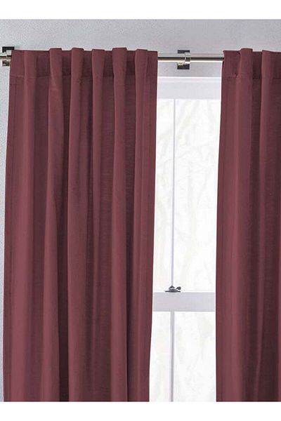 soufa dibaj Velvet Curtain for Bedroom Dining Studio Office - Dark Pink