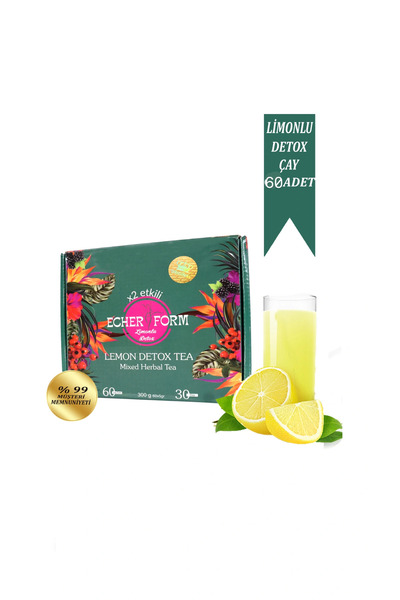ECHER FORM Paket Detoxs 60 Lı Limon Aromalı