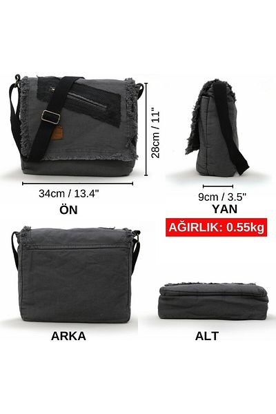 old cotton cargo Școală pentru laptop și geantă de zi cu zi cu fermoar cu capac casual